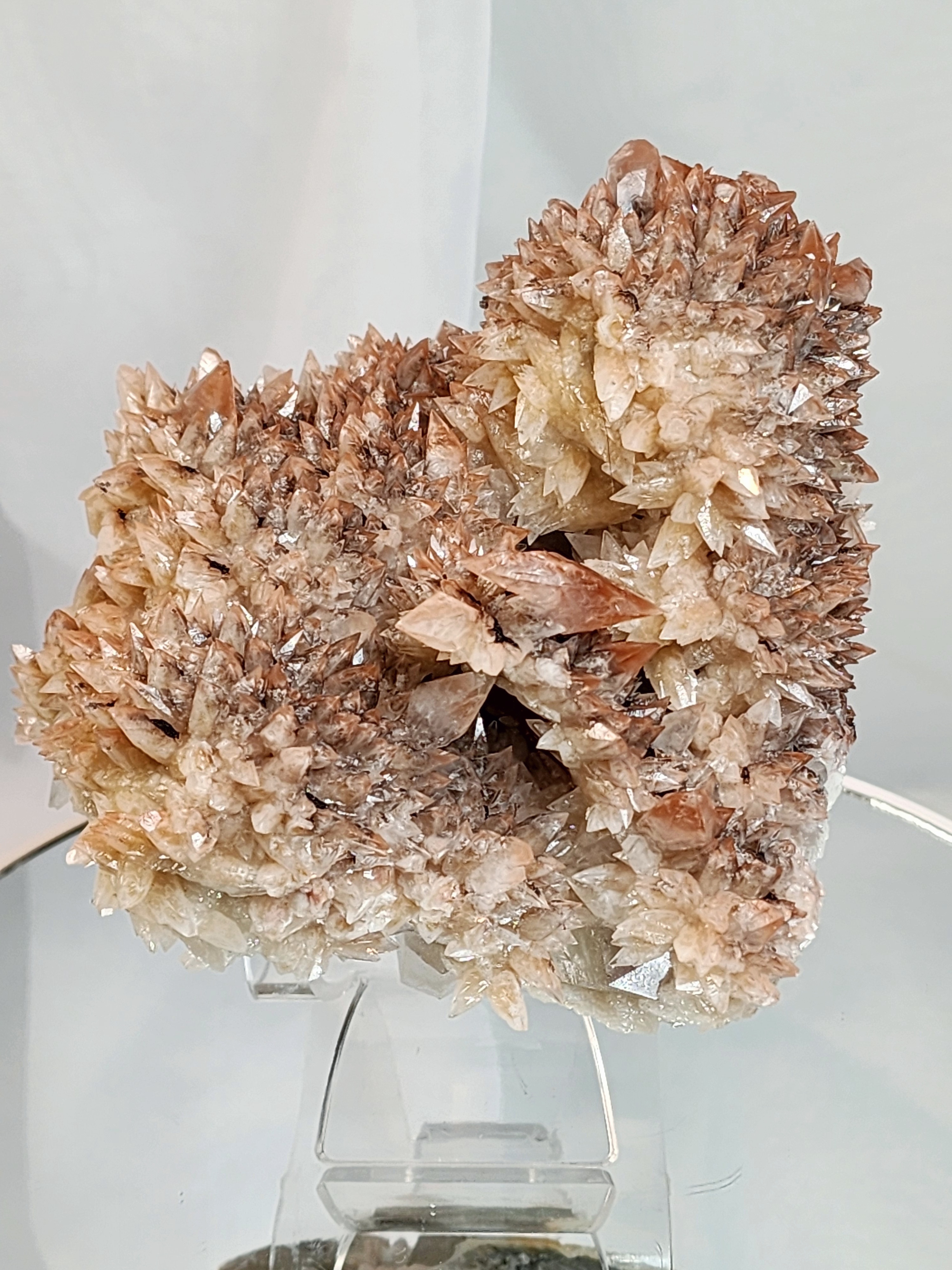 Calcite, dog tooth calcite, amethyst calcite, feather calcite, red phantom calcite, uv calcite, hematite