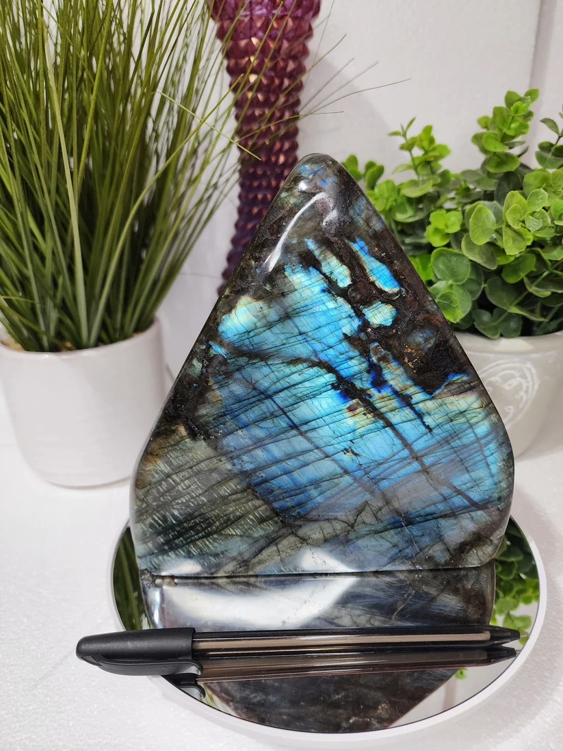 Large Labradorite, Labradorite. Free Form, Crystal